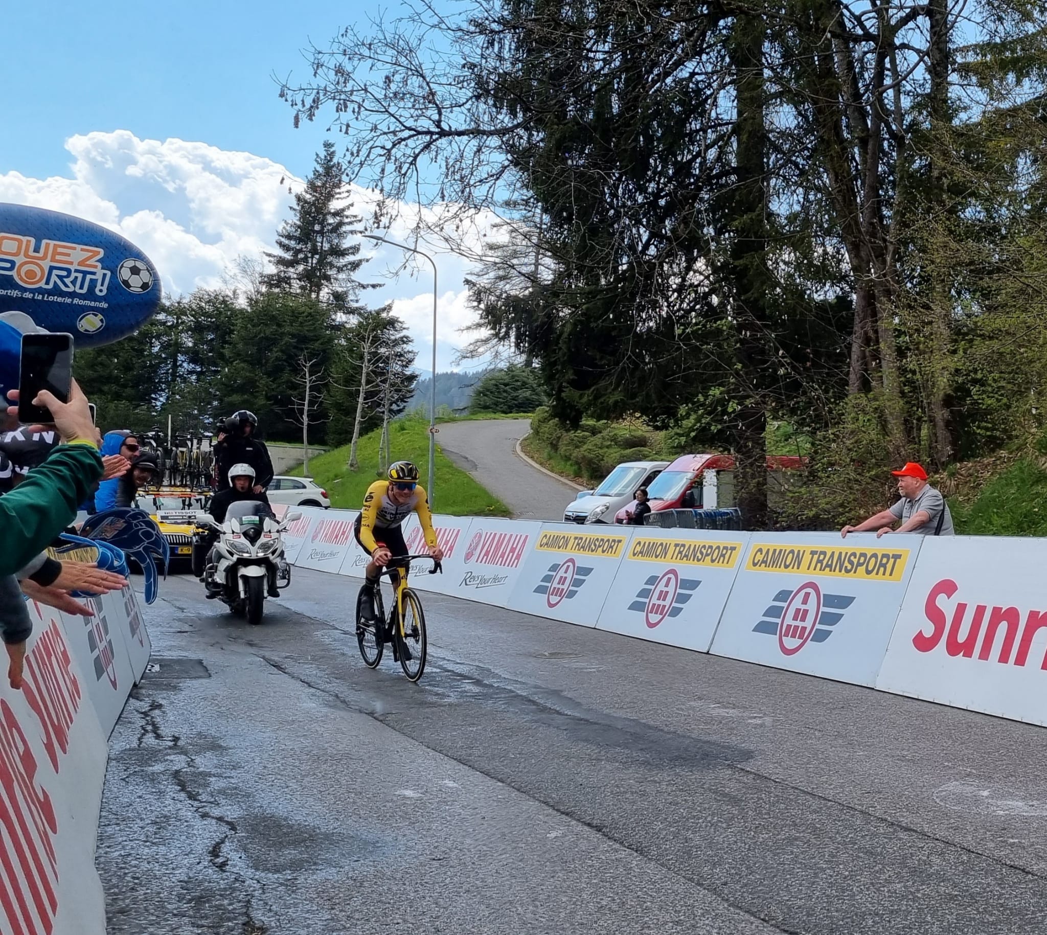 Cyclisme: Un Suisse monte sur le podium final du Tour de Romandie à Villars